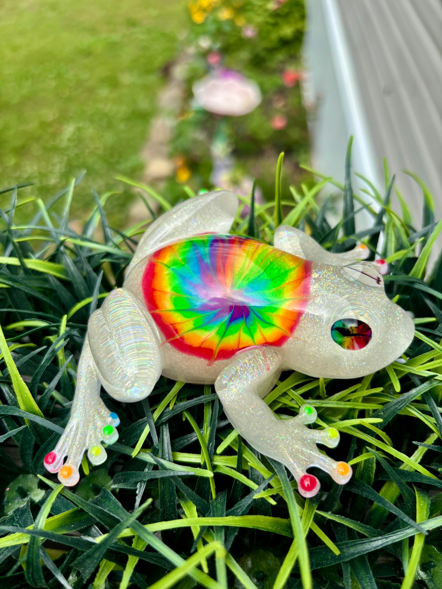Frog Tie Dye Rainbow 1