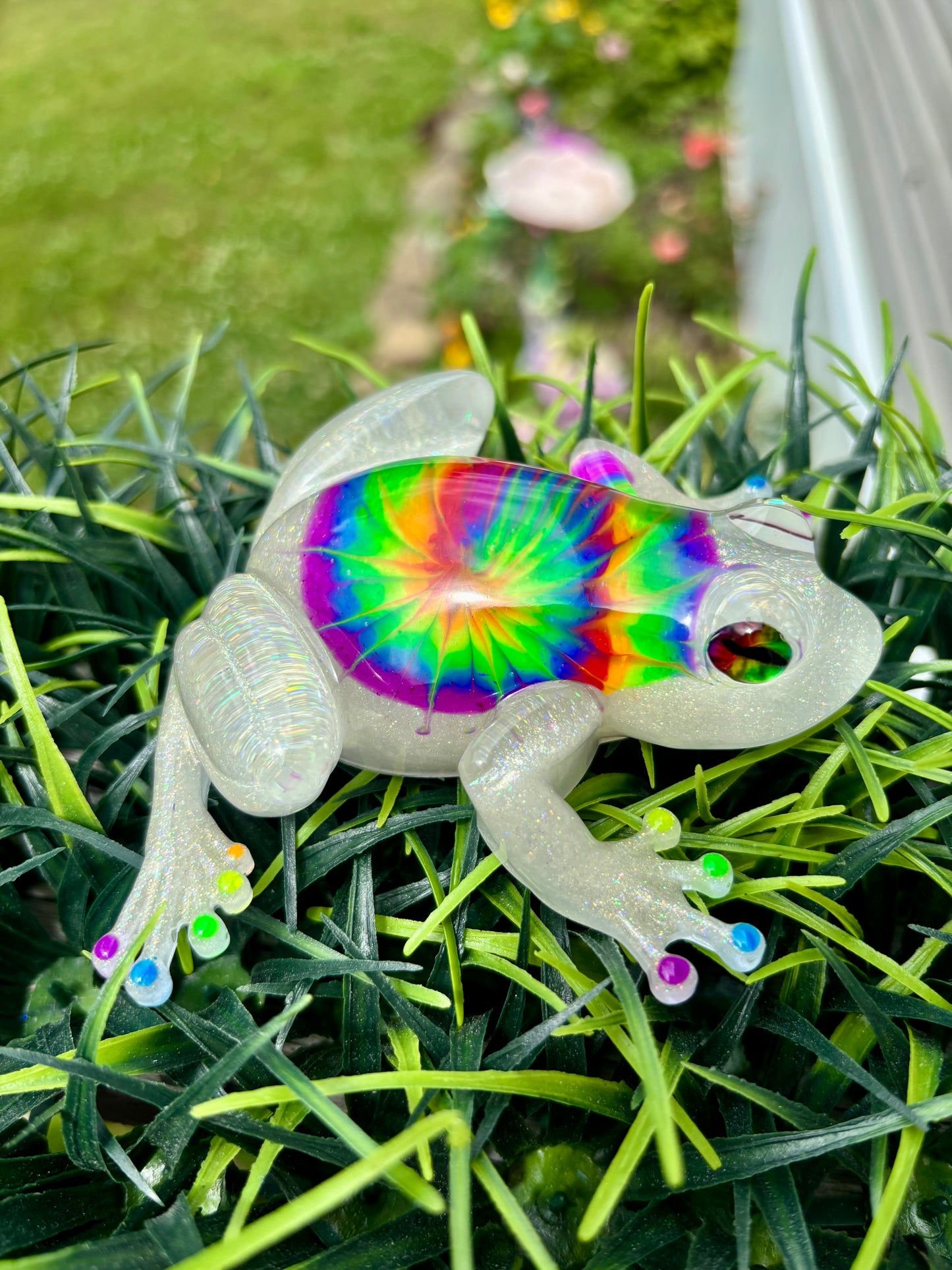 Frog Tie Dye Rainbow 2