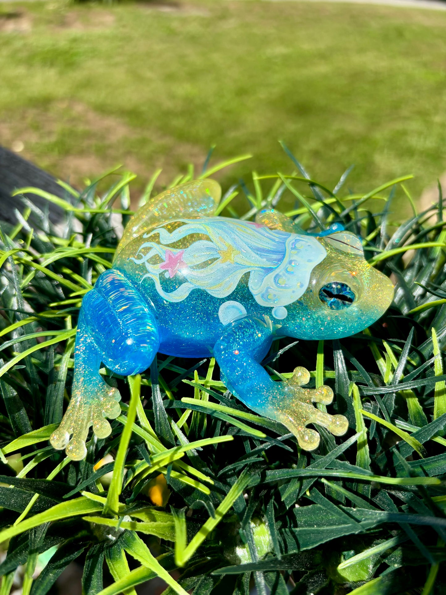 Frog Jellyfish Blue/Yellow