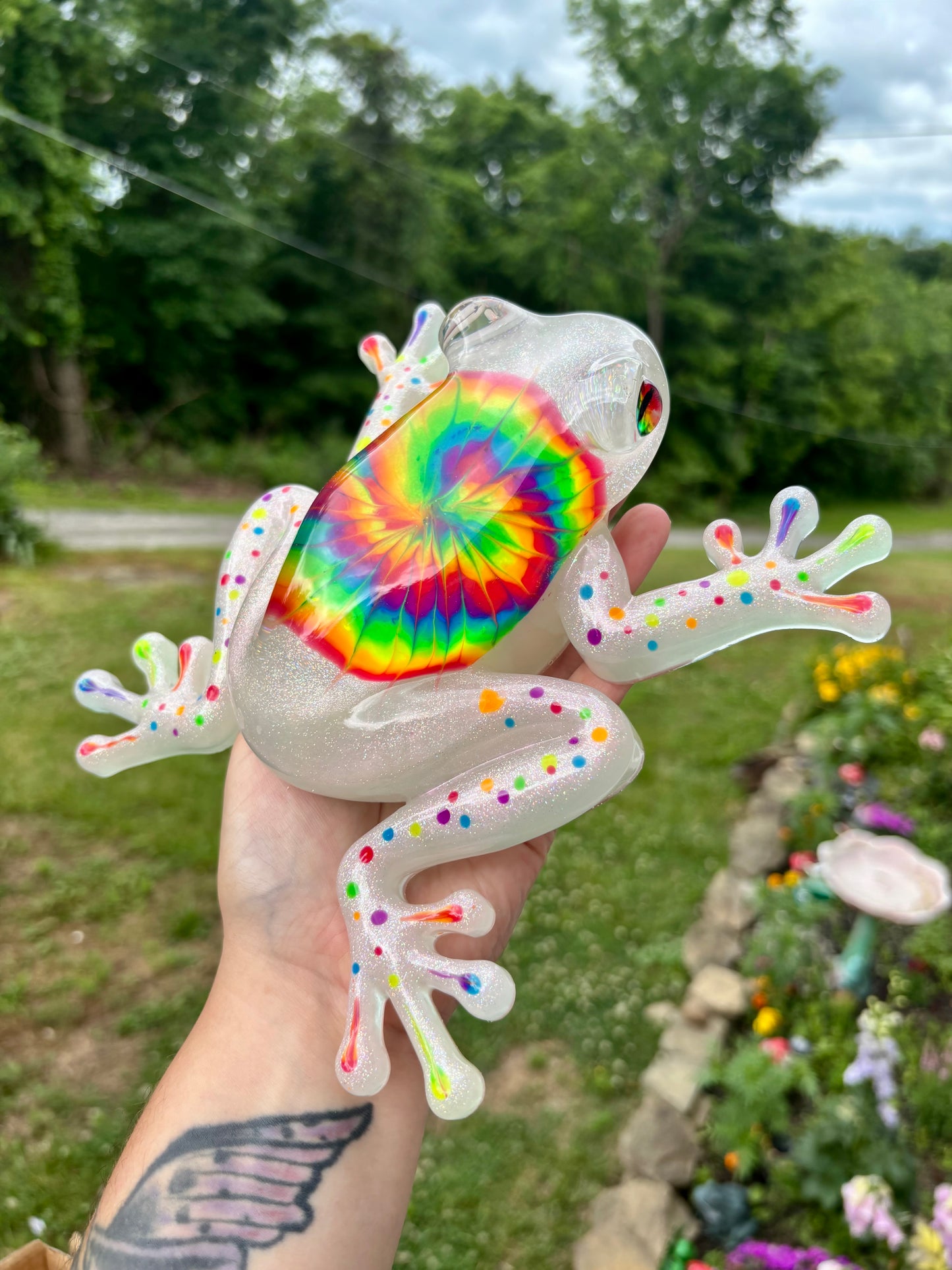 XLARGE Tie Dye Frog