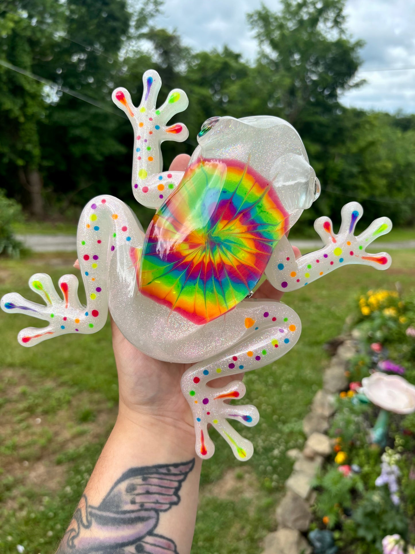 XLARGE Tie Dye Frog
