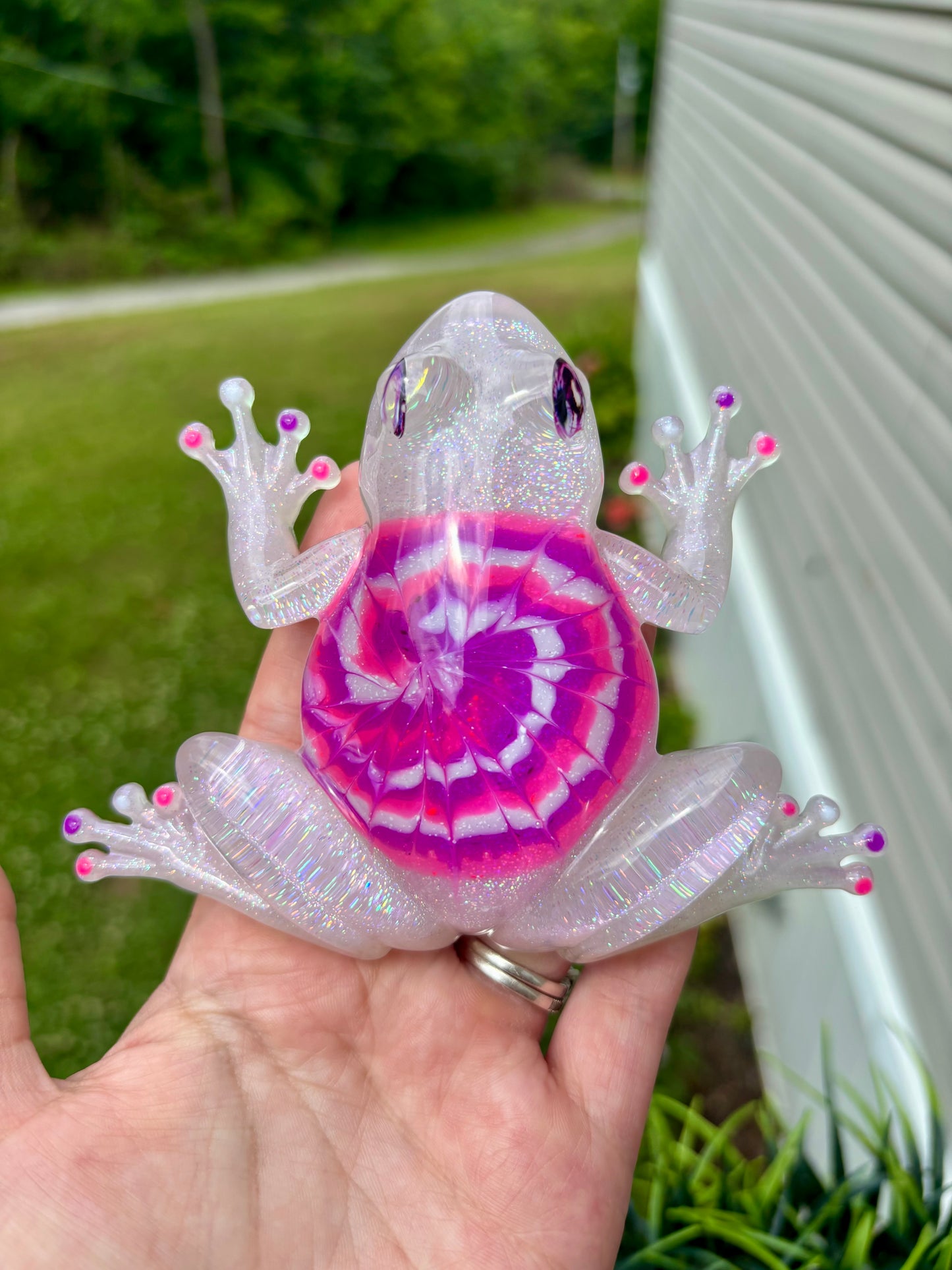 Frog Tie Dye Pink/Purple