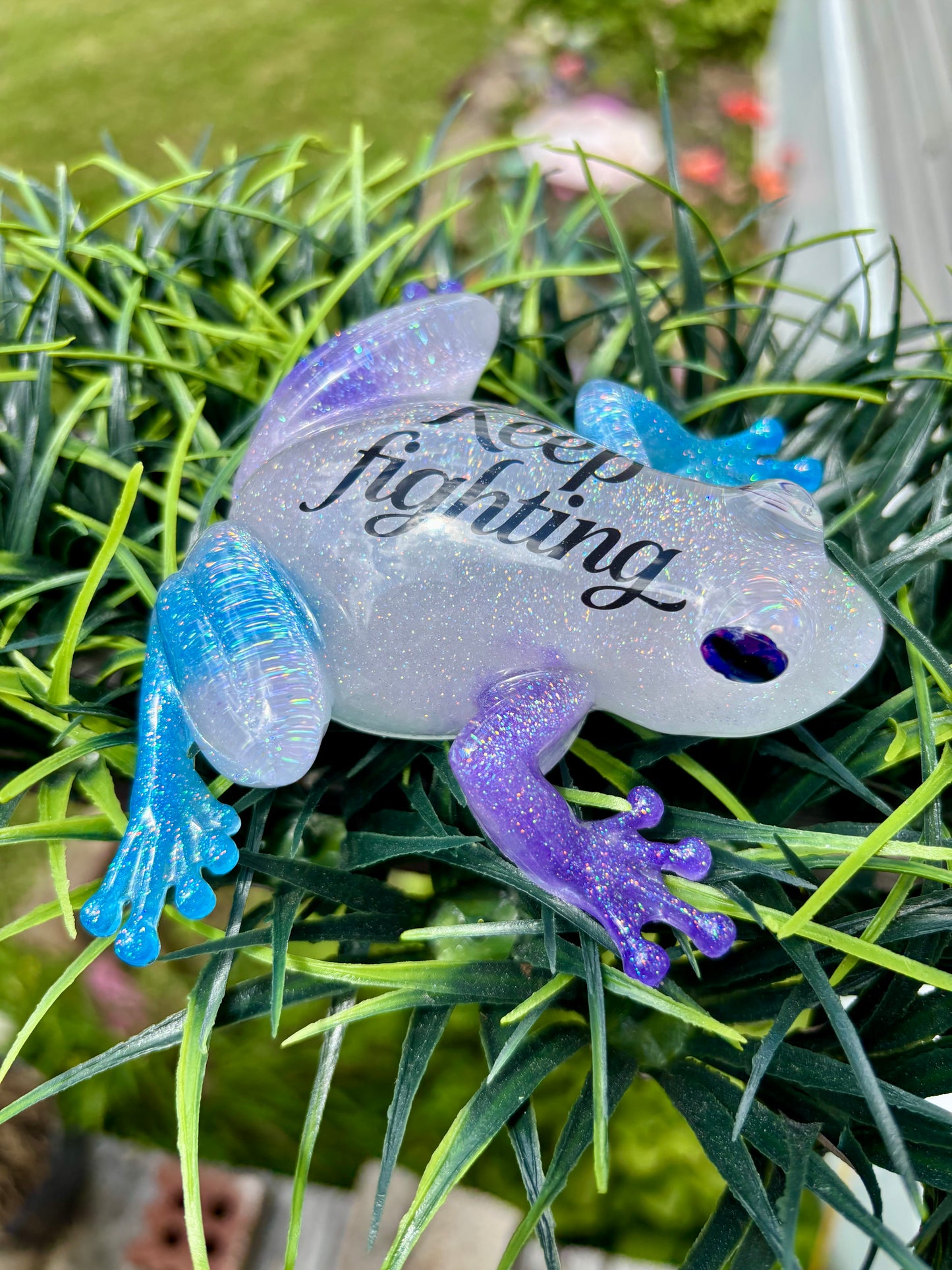 Frog “Keep Fighting”