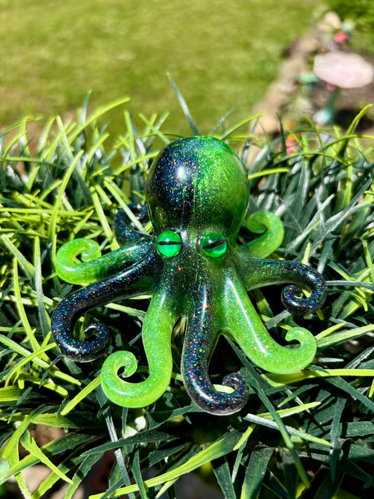 Octopus Black Green