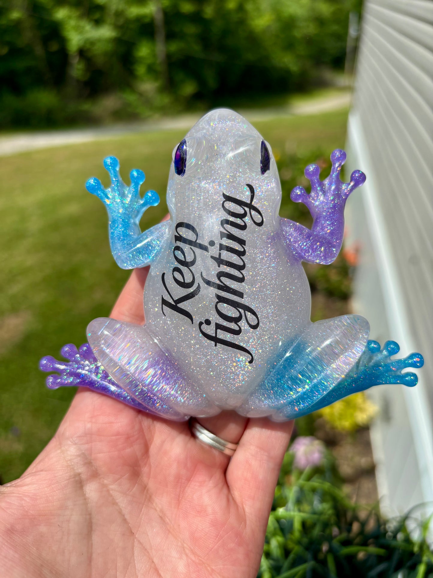 Frog “Keep Fighting”