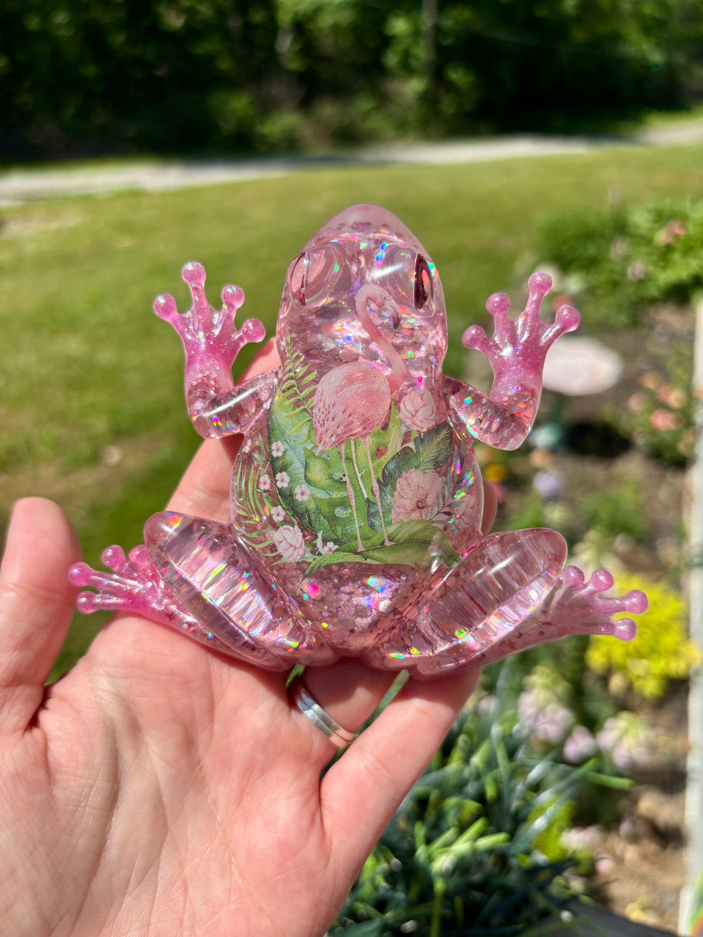 Frog Flamingo