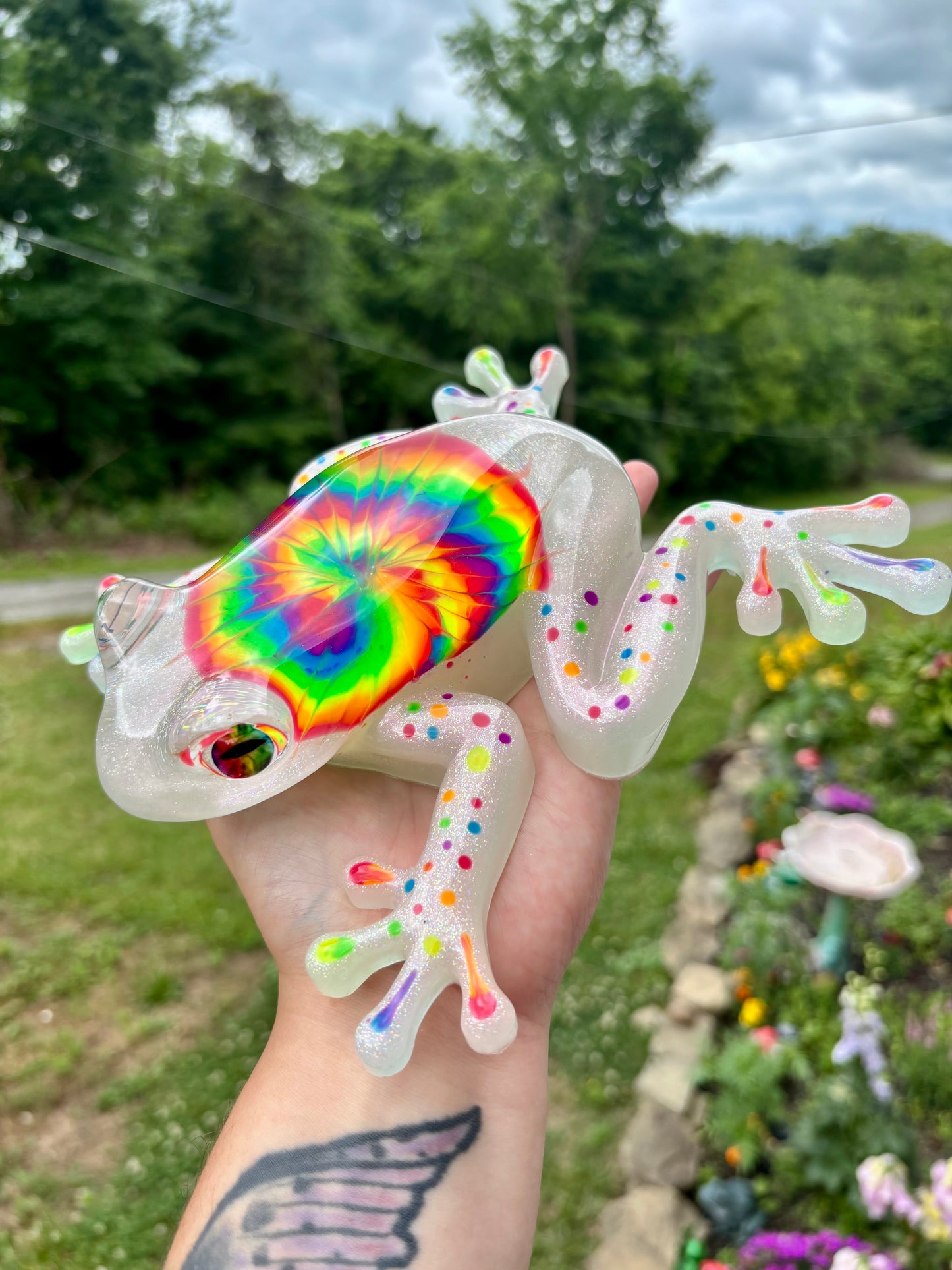 XLARGE Tie Dye Frog