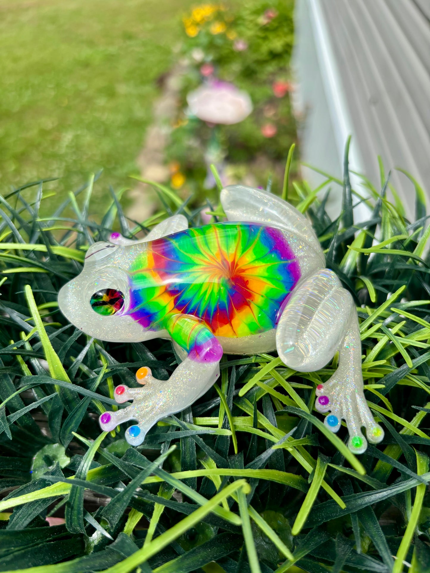 Frog Tie Dye Rainbow 2